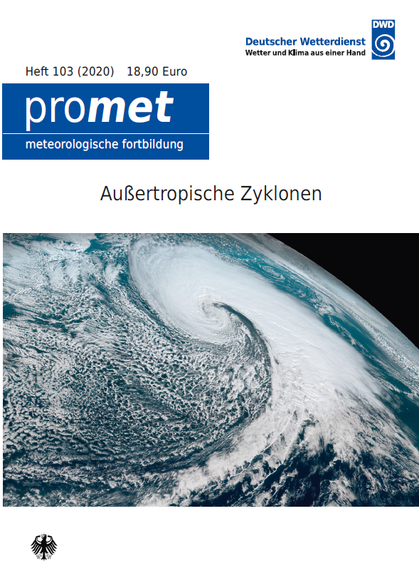 Titelseite der Publikation Außertropische Zyklonen (Promet, Heft 103)