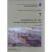 Titelseite der Publikation Hohenpeißenberg 1781 - 2006 (Geschichte der Meteorologie Nr. 7)