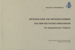 Titelseite der Publikation Meteorologen und Meteorologinnen aus dem deutschen Sprachraum